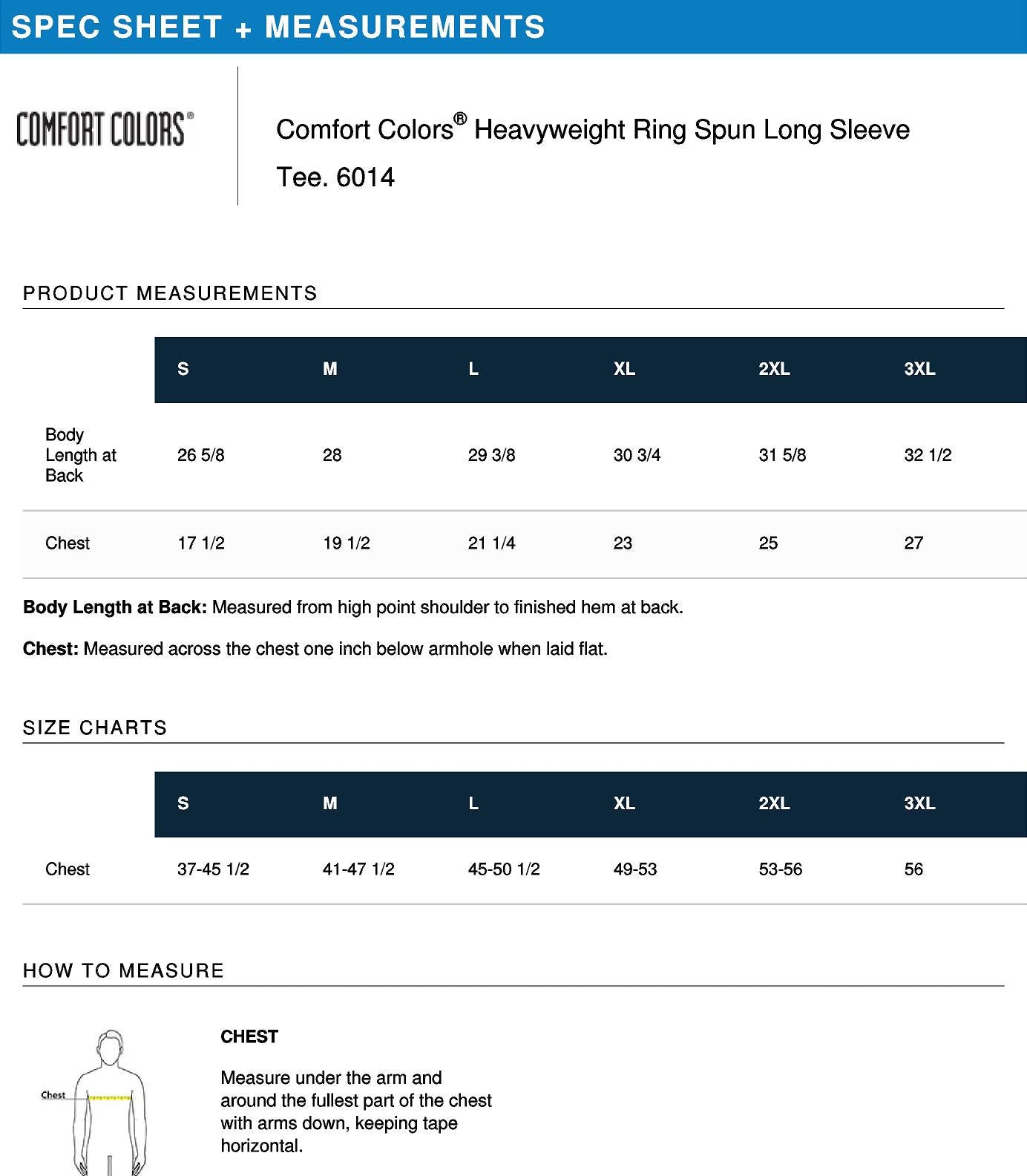 Comfort Colors Long Sleeve Tee 2501