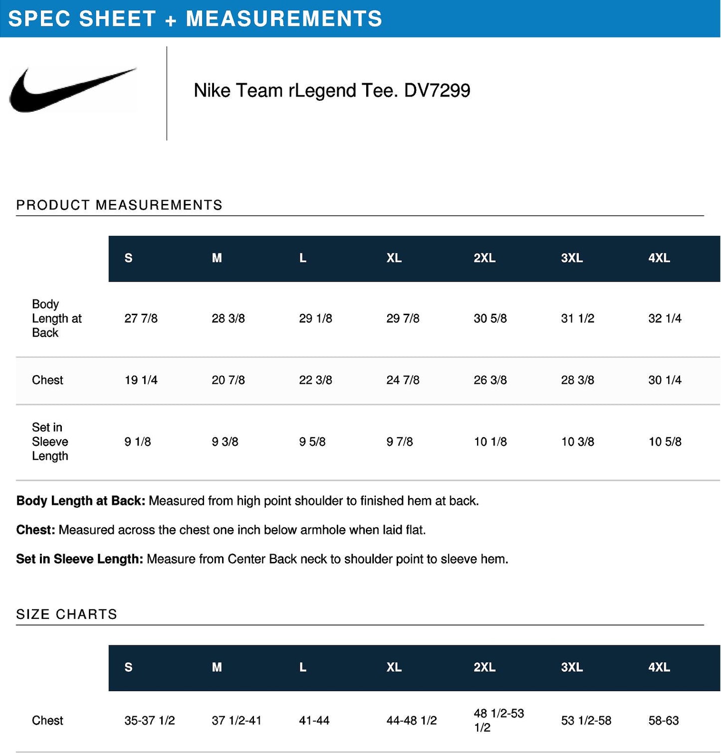 Nike Team Legend Tee 2602