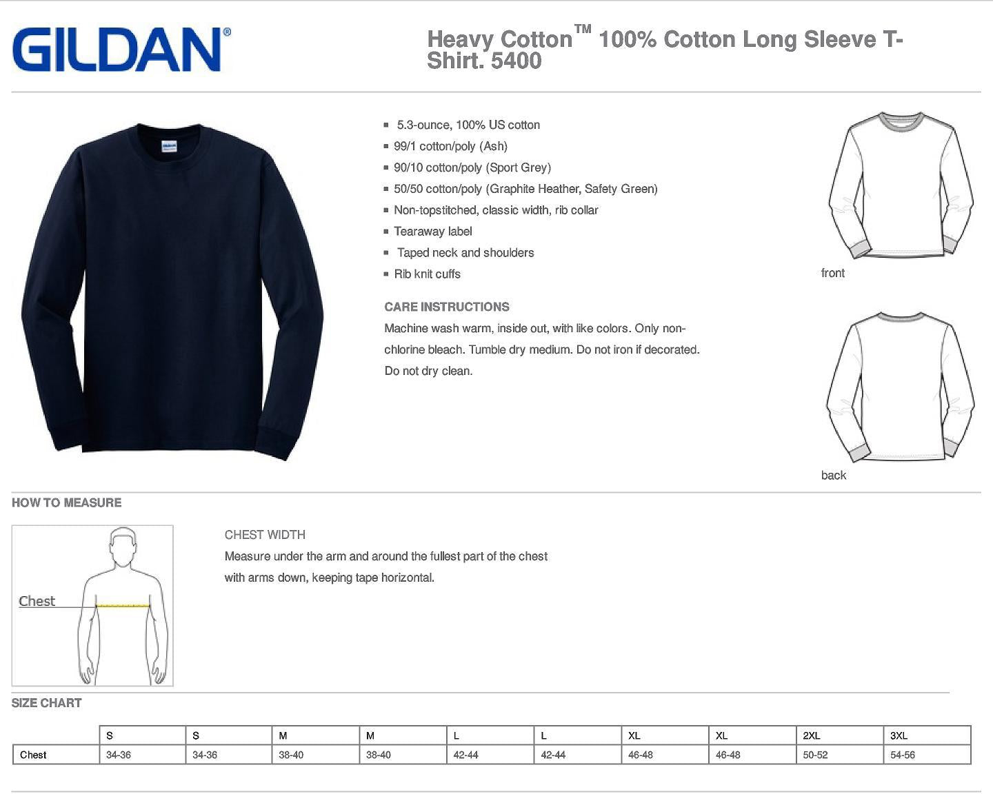 Gildan Long Sleeve Tee 2505