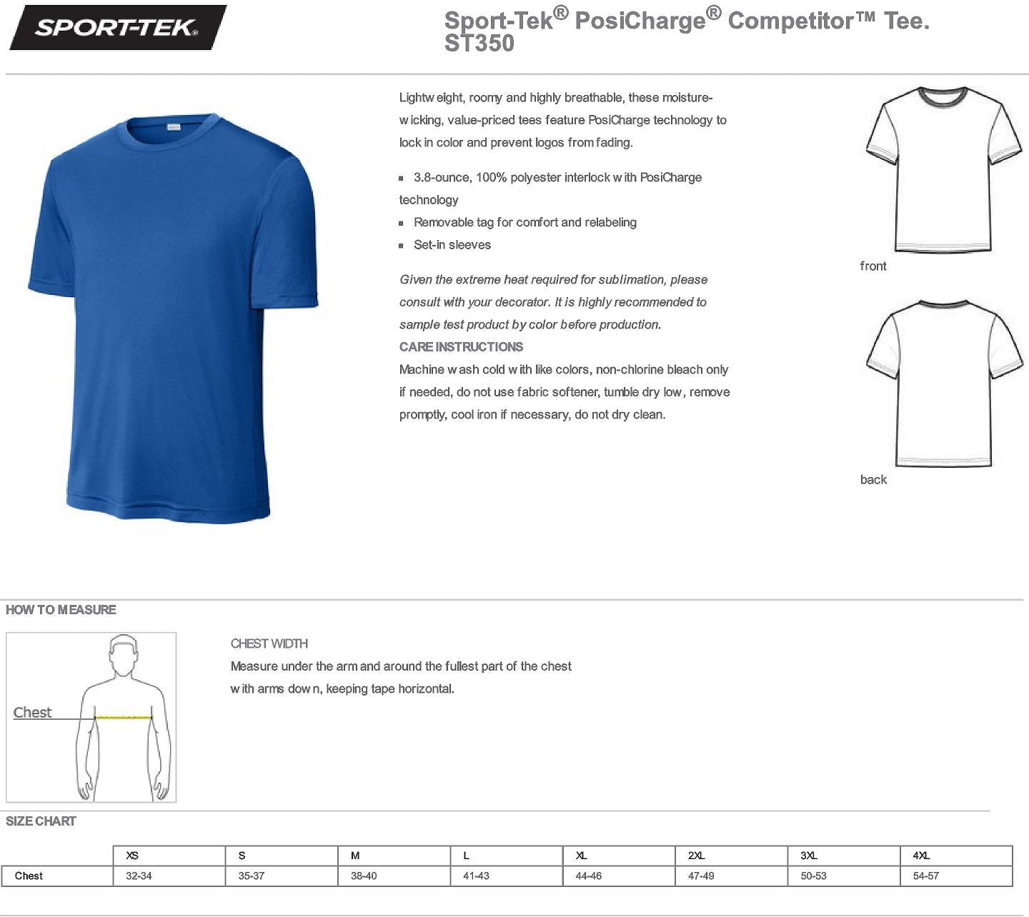 Sport Tek Performance Tee 2507