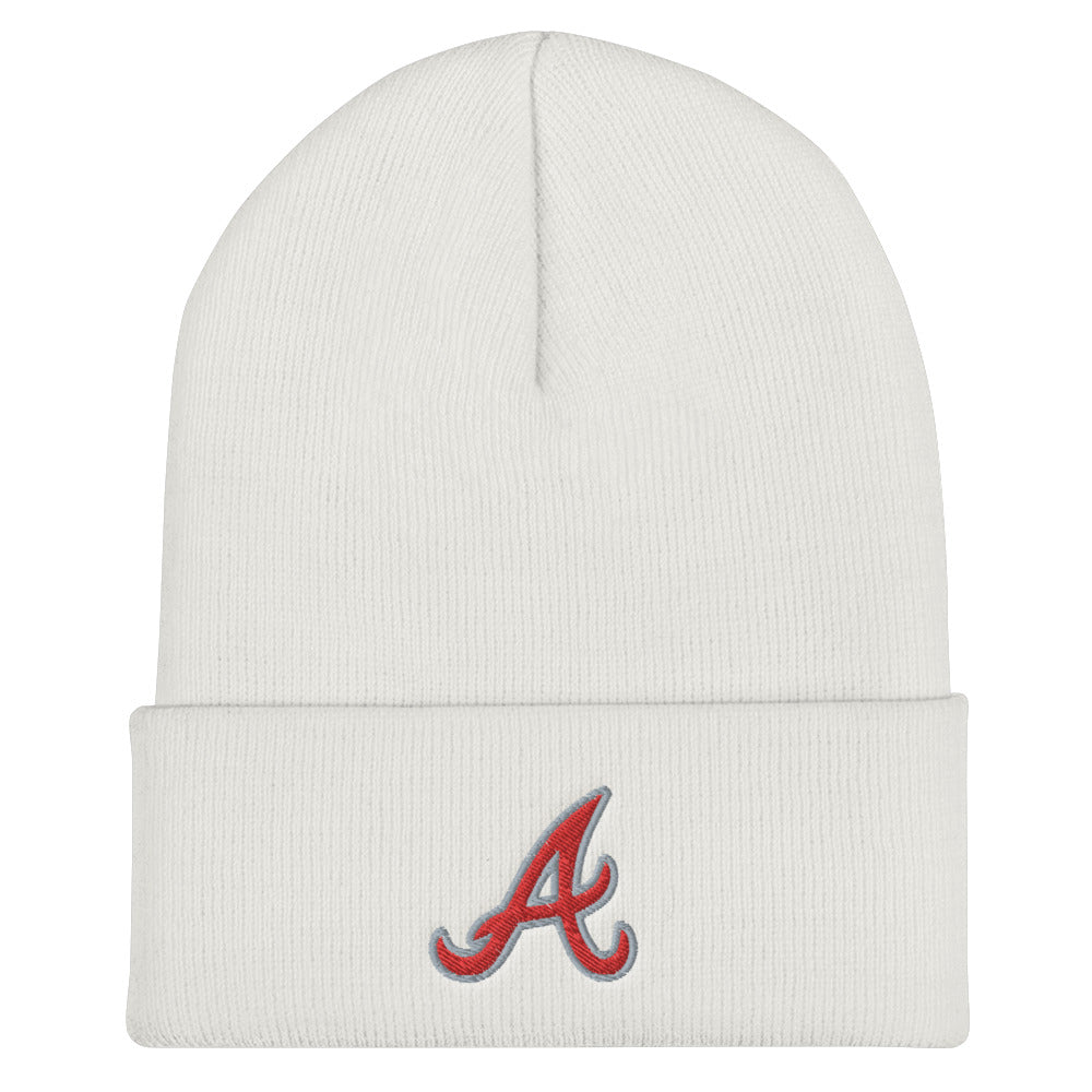 "A" Cuffed Beanie