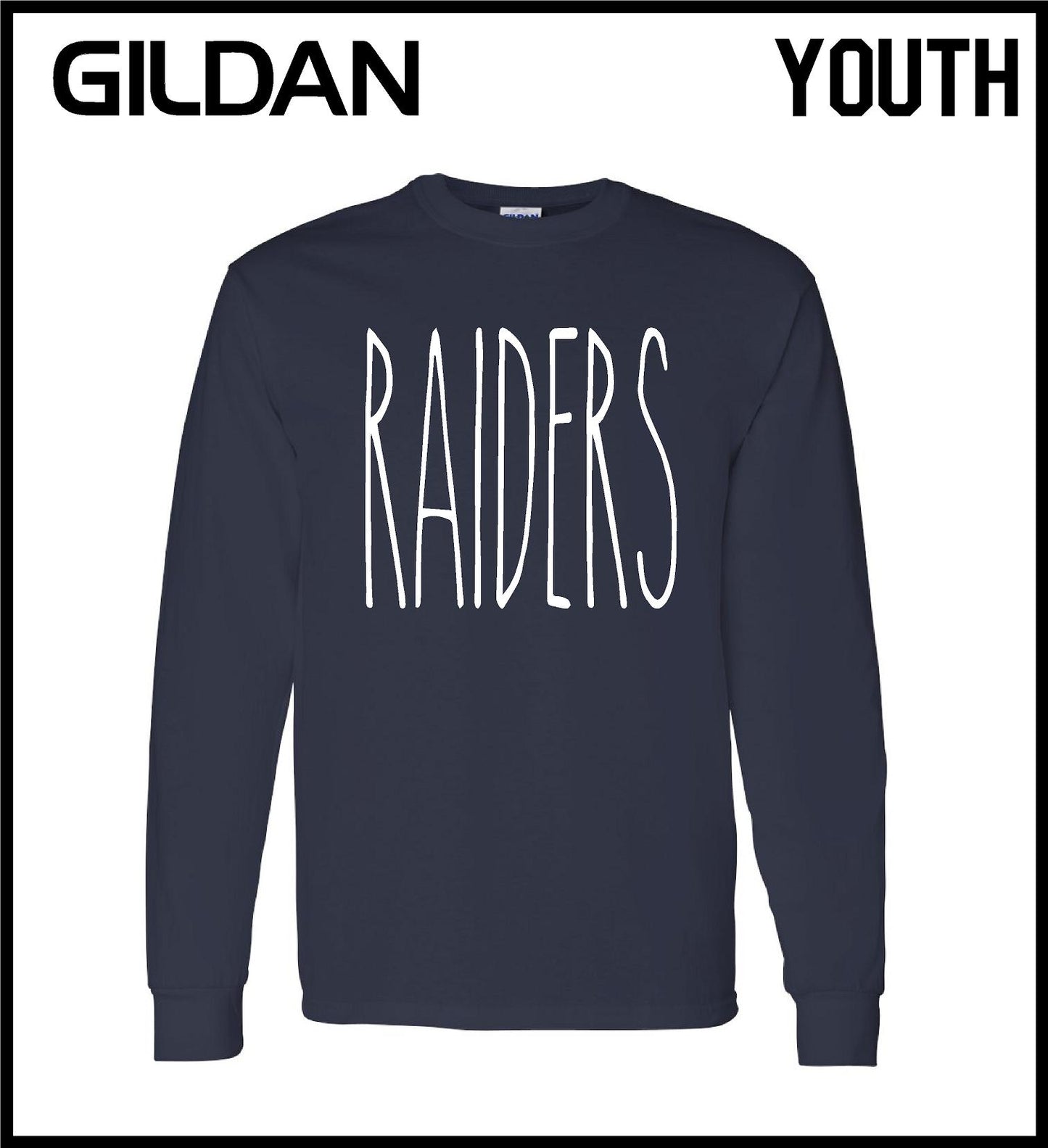 Gildan YOUTH Long Sleeve Tee 06