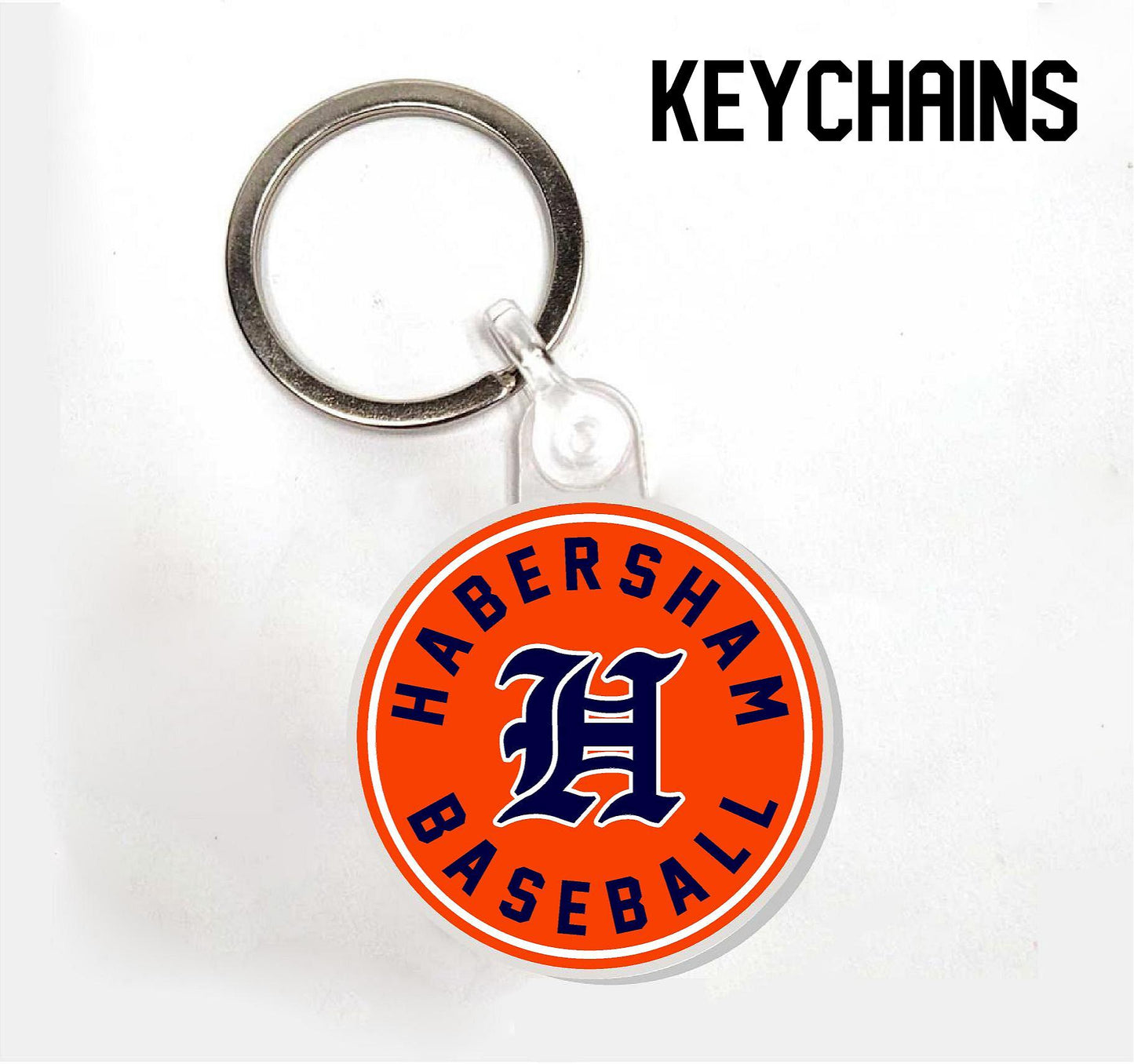 Raider Baseball Keychain