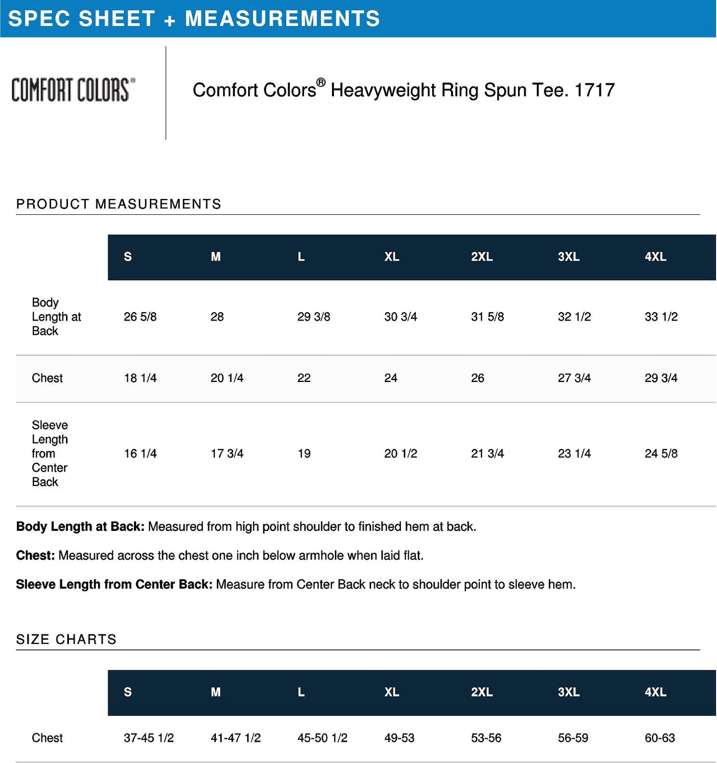 Comfort Colors Tee 2501