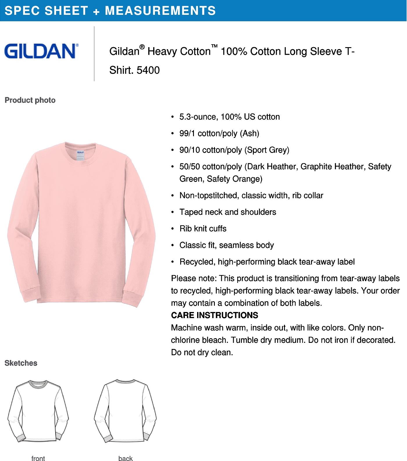 Gildan Long Sleeve Tee 2504