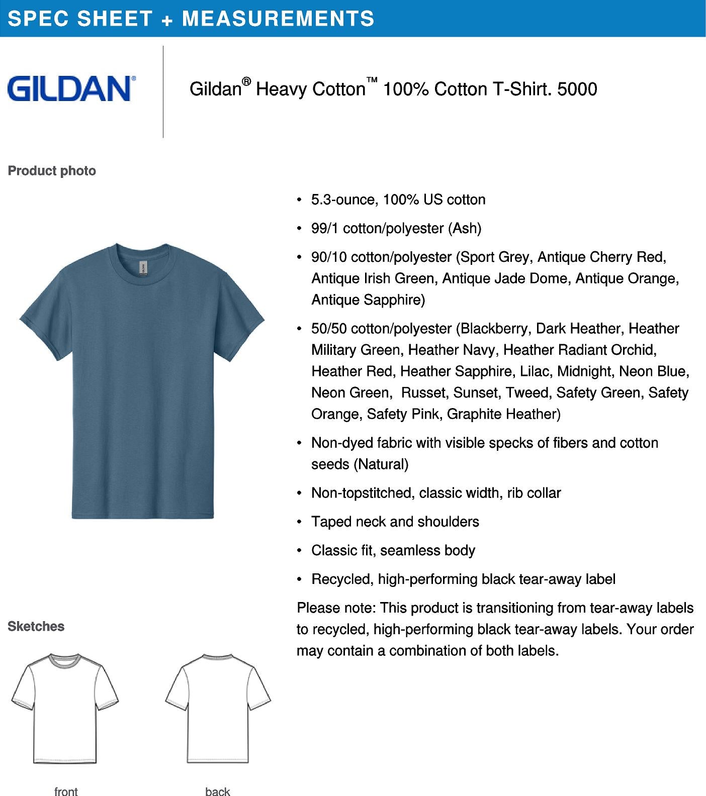 Gildan Tee 2601