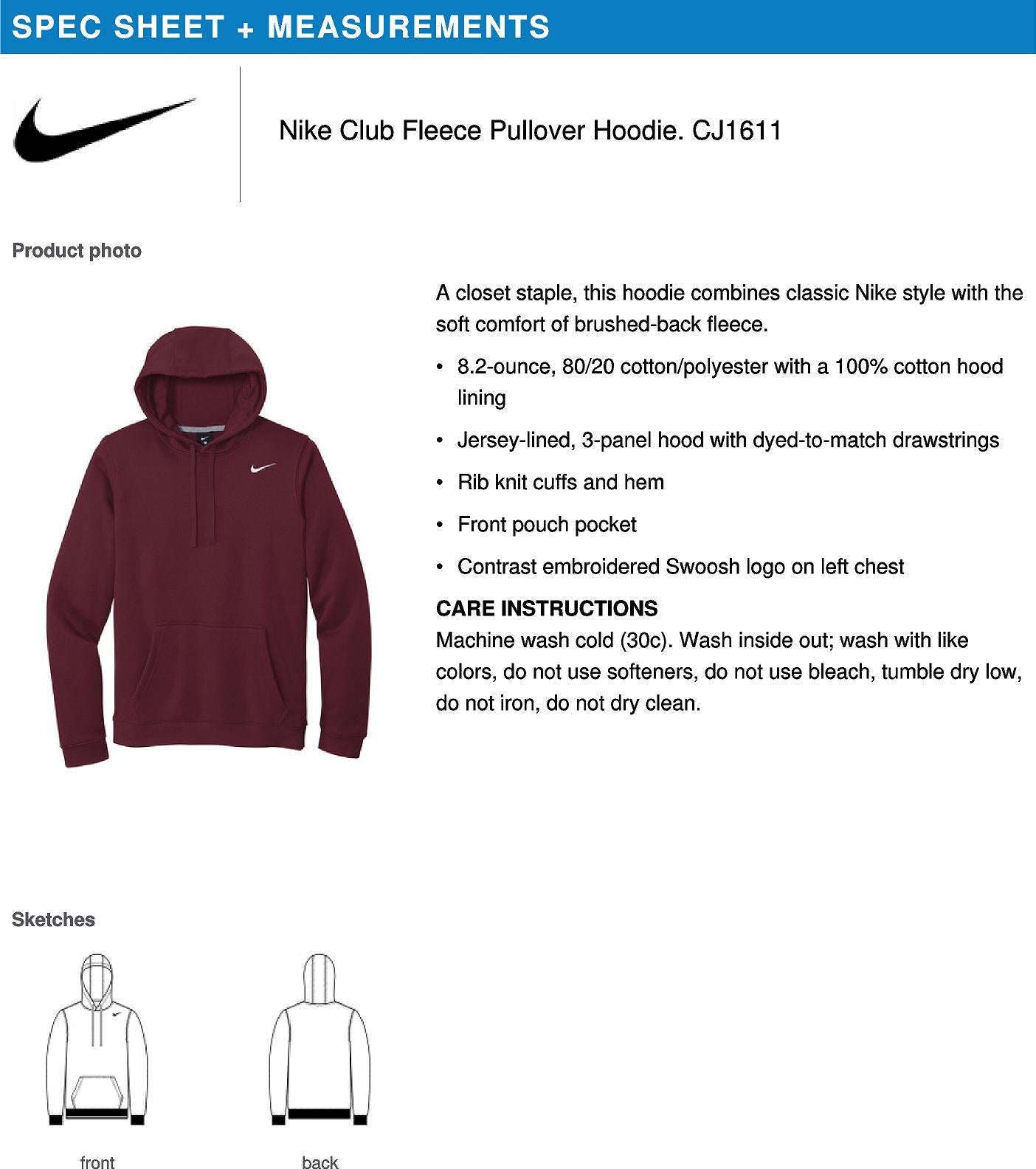 Nike Fleece Hoodie 2502