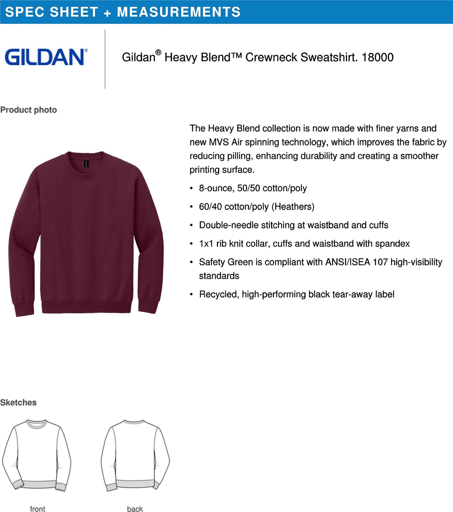 Gildan Adult Sweatshirt 2605