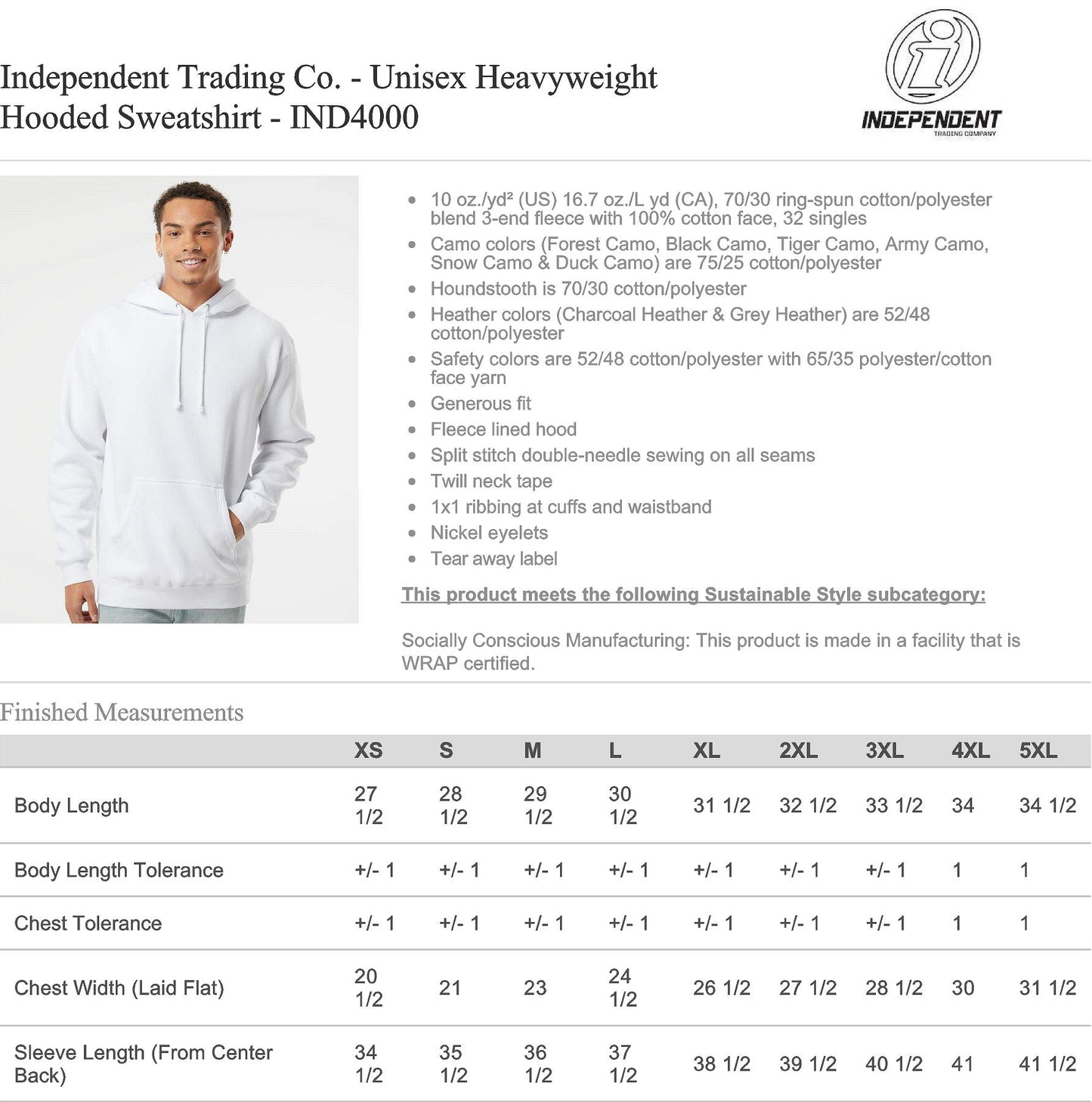Independent Trading Co. Hoodie 04