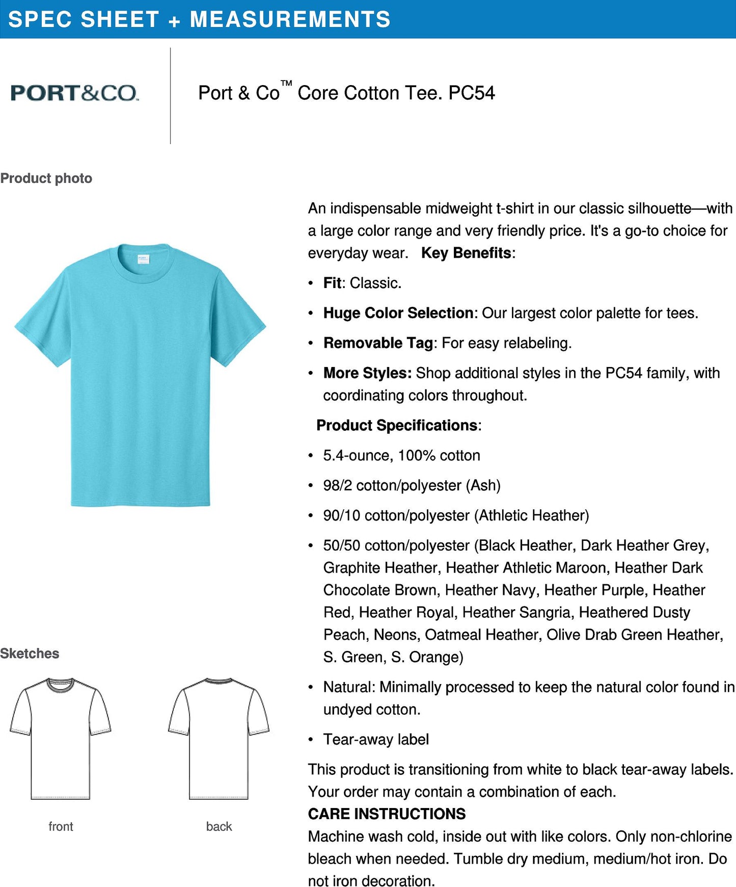 Port & Company Adult Tee 2604