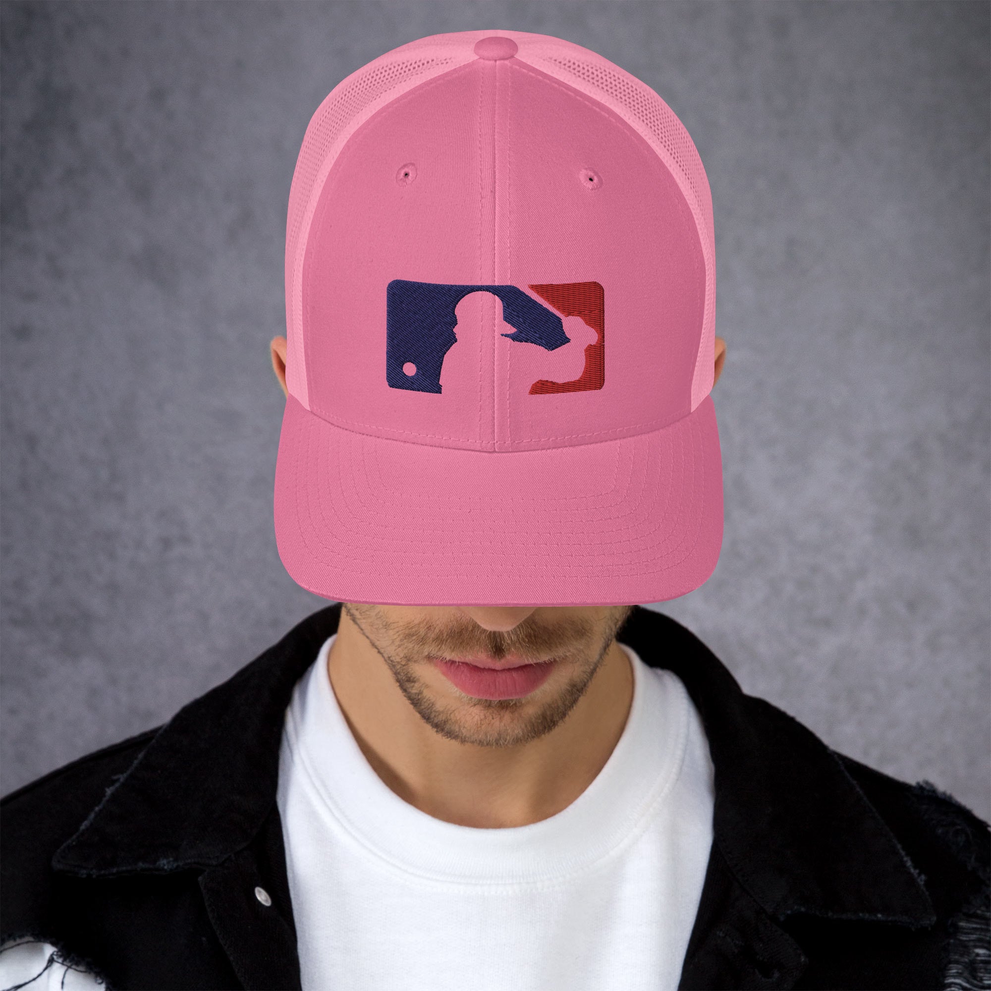 IDEASWAM キャップ ピンク　Head Shot Trucker Cap IDEASWAM キャップ ピンク Head Shot Trucker Cap - メルカリ